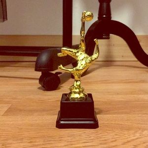 Gold soccer trophy | fake gold*